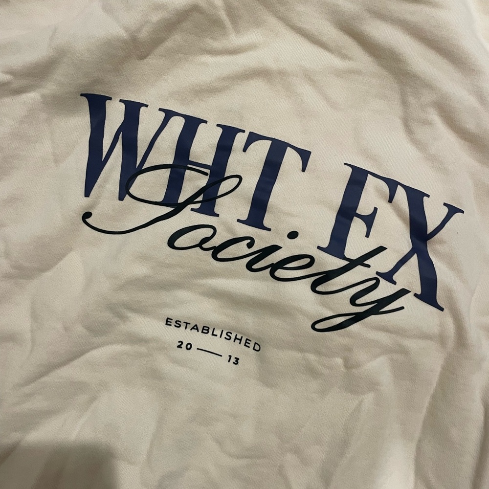 White fox hoodie